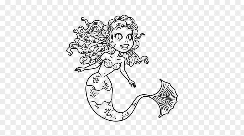 Mermaid Sketch La Sirenita Y Otros Cuentos Drawing Painting Barbie PNG