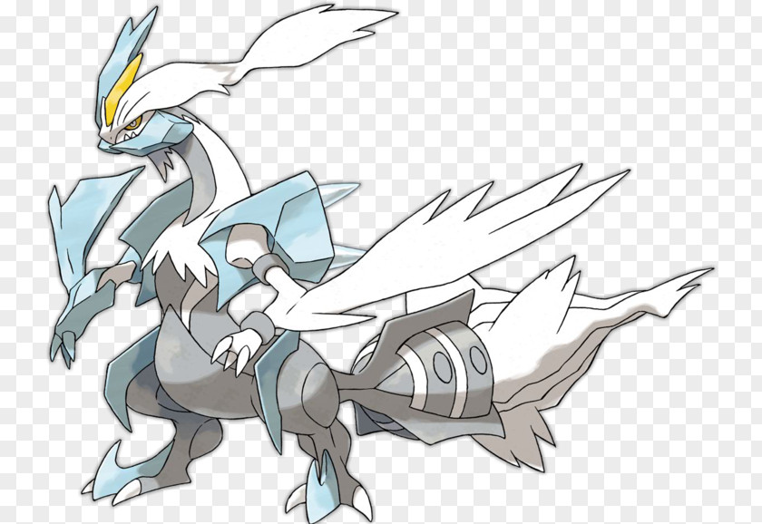 Pokemon Moon Black 2 & White Pokémon And Kyurem Reshiram PNG