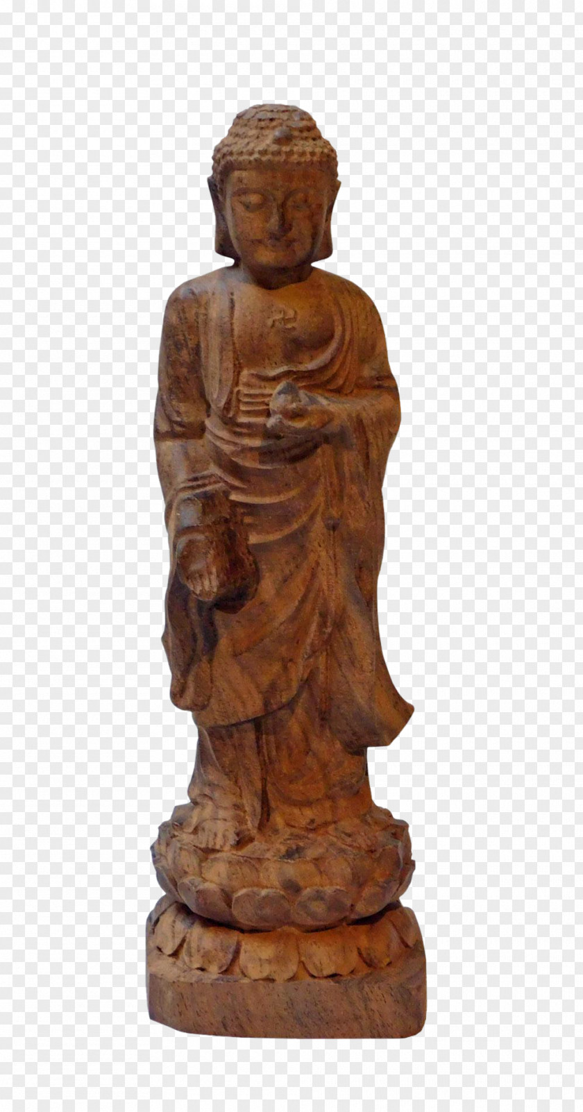 Buddha Statue Bust Classical Sculpture Carving Figurine PNG