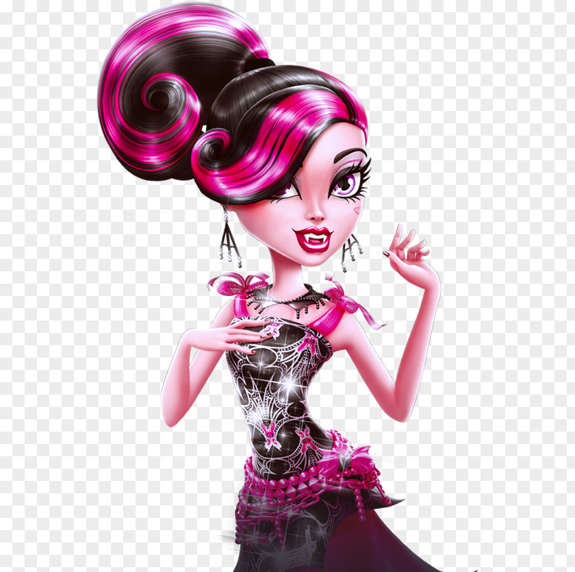 Doll Monster High: Haunted Draculaura Frankie Stein PNG