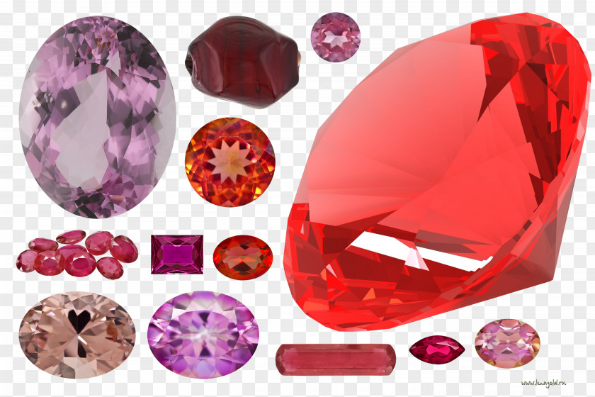 Ruby Gemstone Color Diamond Garnet PNG