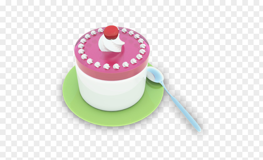 Tea Cake Magenta PNG