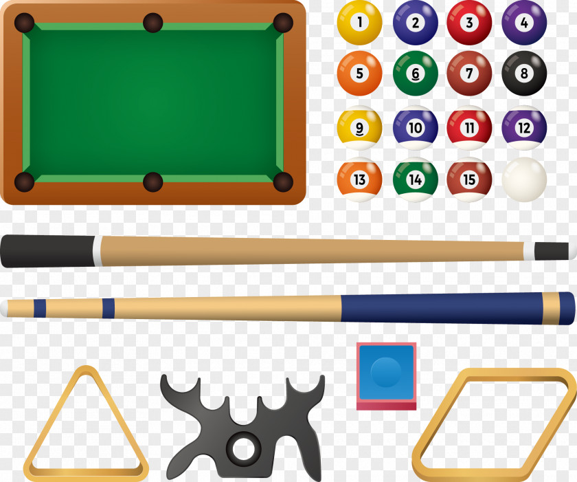 Vector Billiards Pool Billiard Ball Euclidean PNG