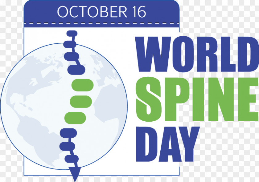 World Health Day Wreath Vertebral Column Back Pain Chiropractic Spinal Disease Bone PNG