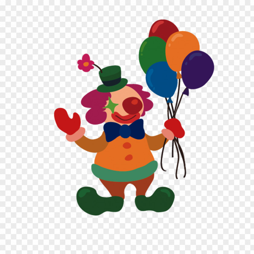 Cartoon Clown Circus Clip Art PNG