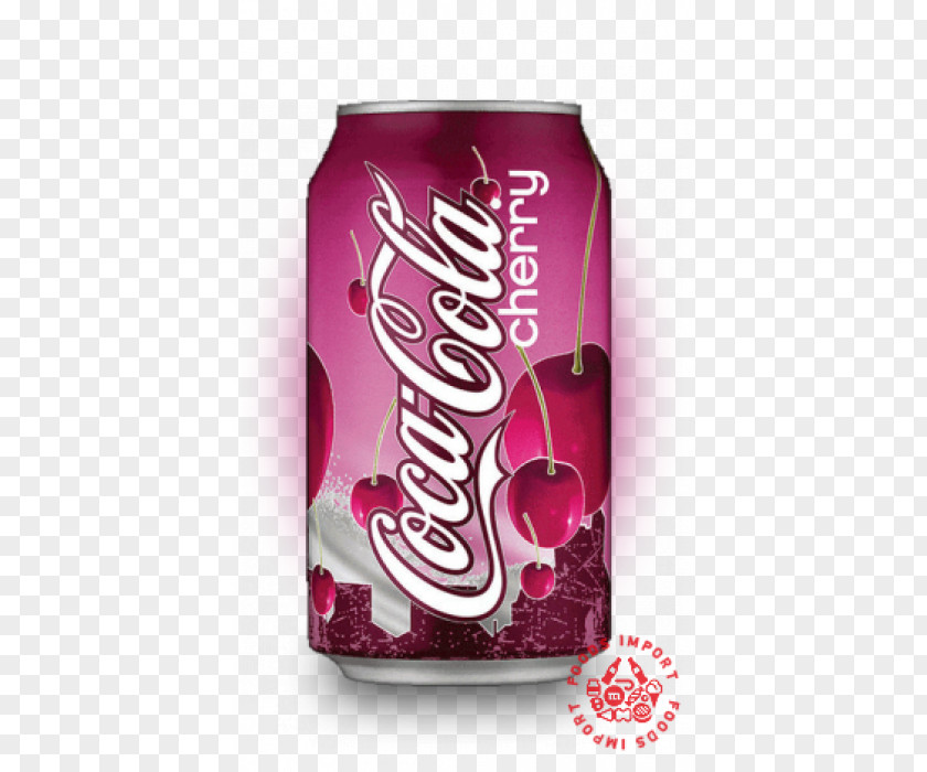 Imported Food Coca-Cola Cherry Fizzy Drinks Diet Coke PNG