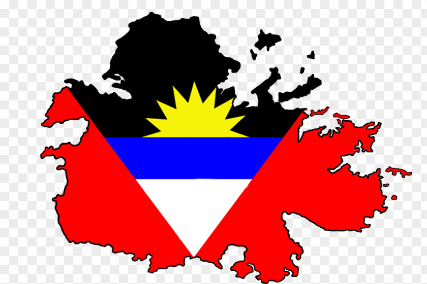 Map Flag Of Antigua And Barbuda PNG