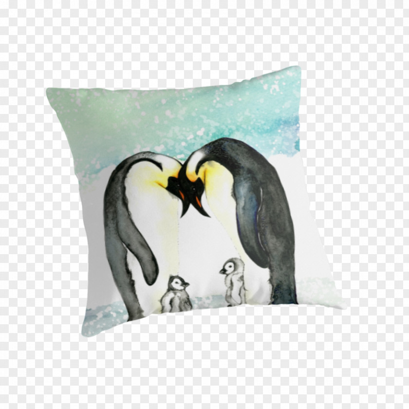 Penguin Cushion Throw Pillows Beak PNG