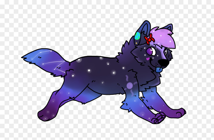 The Starry Sky Cat Dog Horse Clip Art PNG
