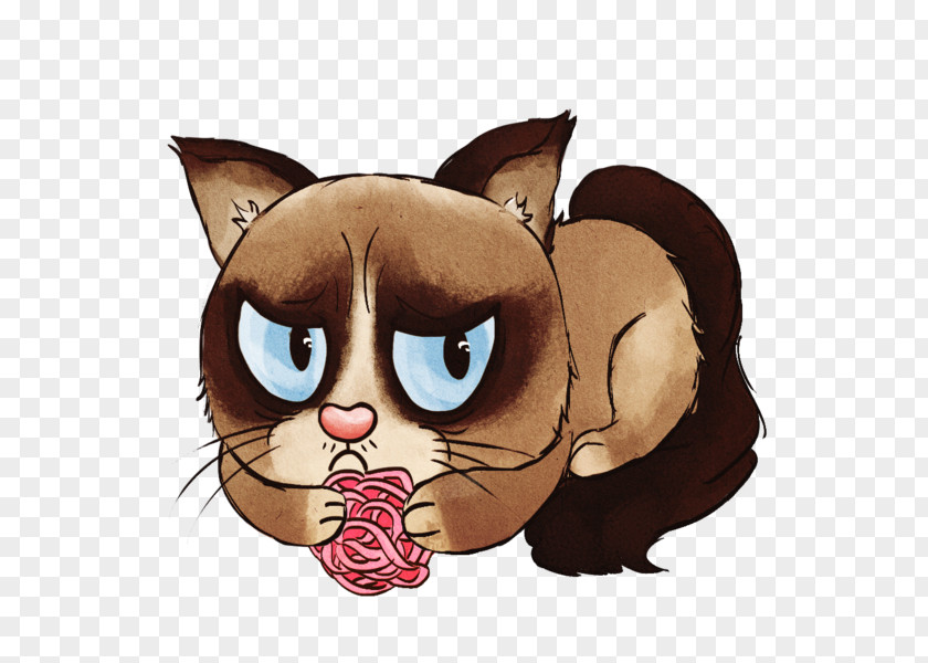 Whiskers Grumpy Cat Cartoon Drawing Clip Art PNG