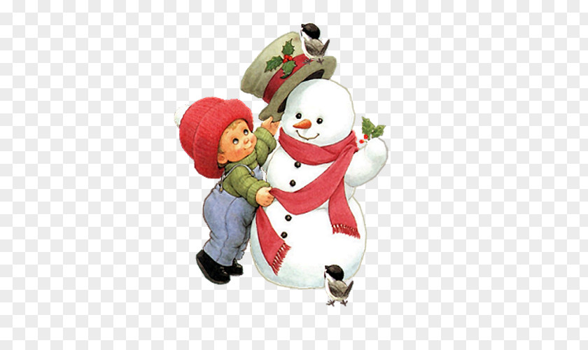 Children Snowman Christmas Ornament Child Animation Clip Art PNG