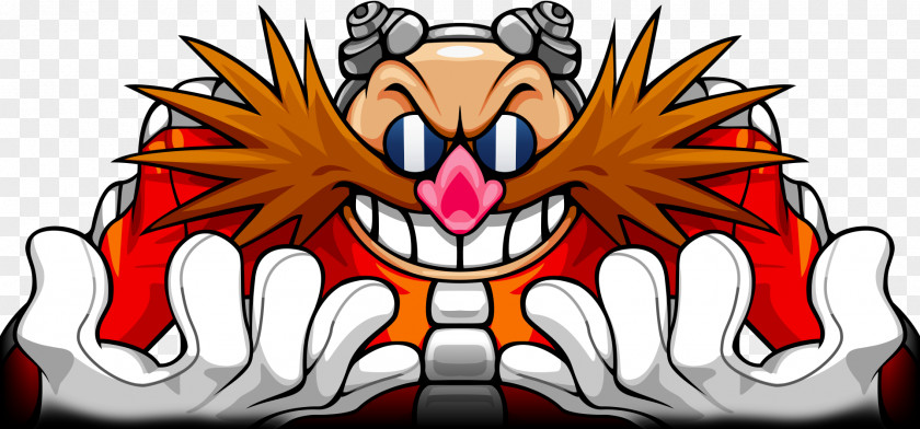 3D Villain Doctor Eggman Sonic The Hedgehog Knuckles Echidna Mania 3 & PNG