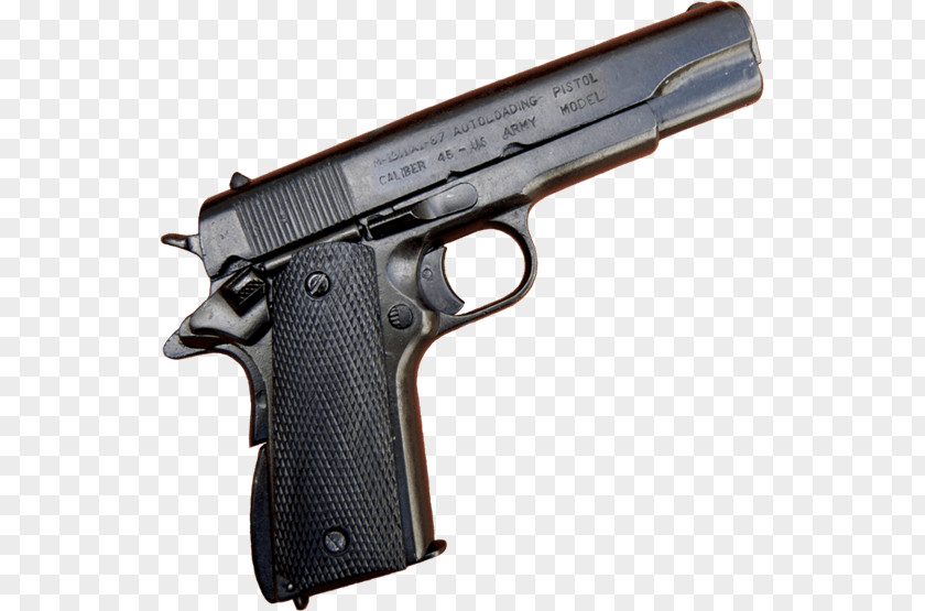 .45 ACP Trigger Revolver Firearm Airsoft Guns Pistol PNG