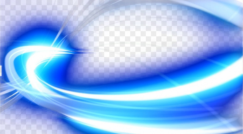 Blue Light Effect Background PNG