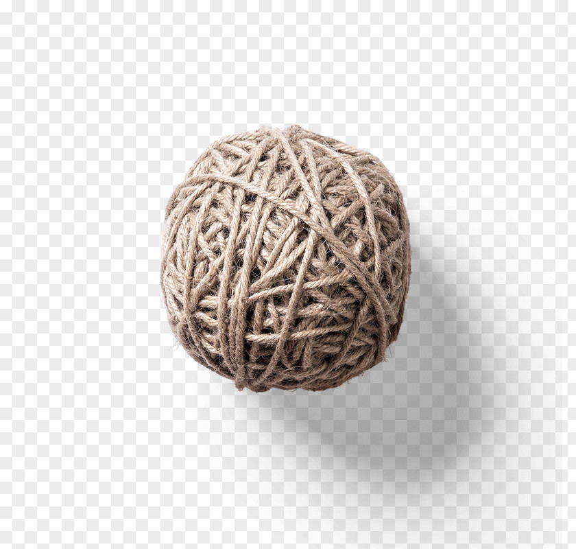 Brown Hair Ball Yarn Woolen Icon PNG