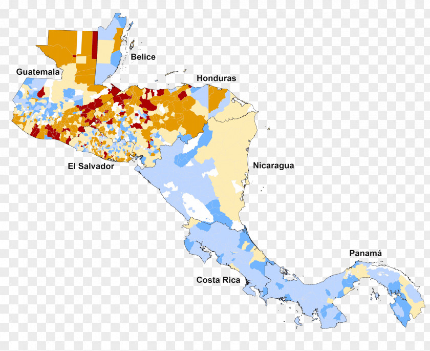 Costa Pacifica Panama Map Honduras Guatemala Rica El Salvador PNG