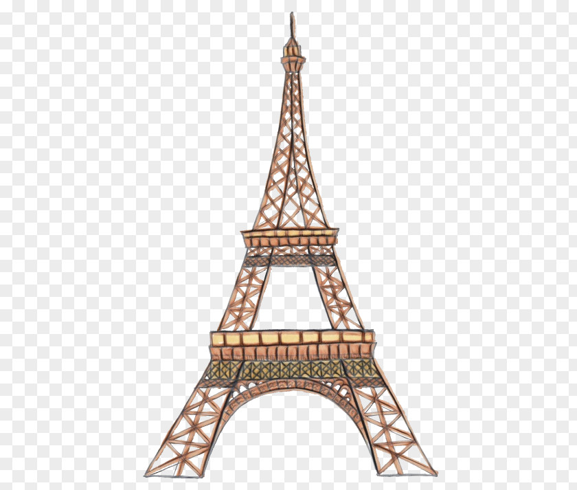 Metal Steeple Eiffel Tower Drawing PNG