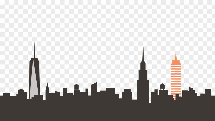 New York City Skyline Clip Art PNG