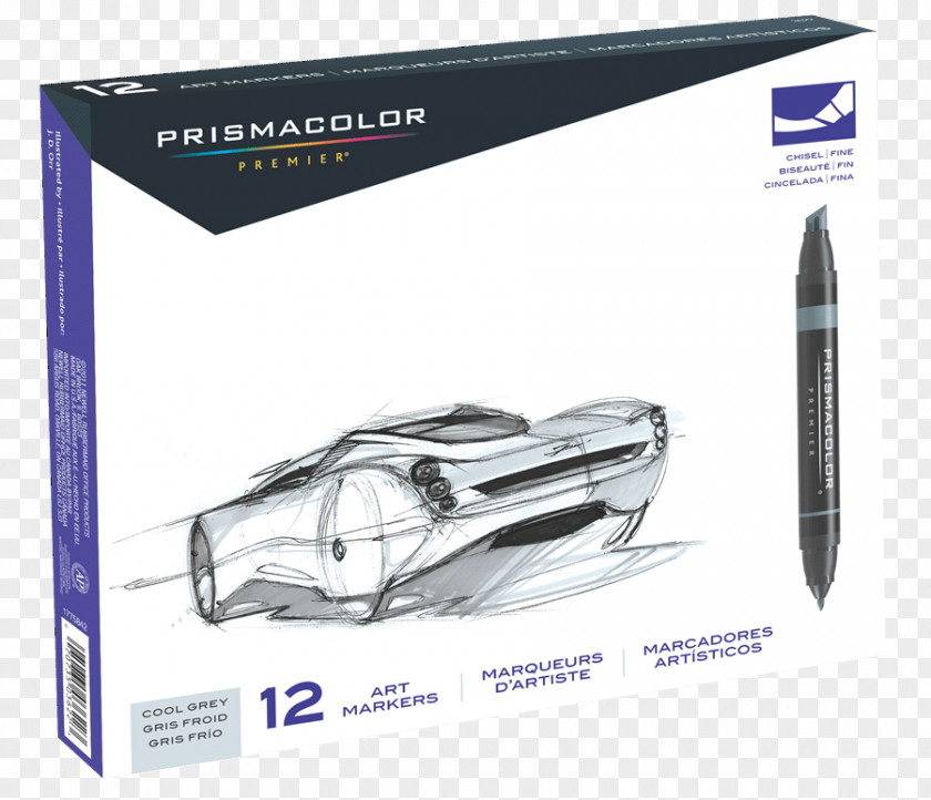 Prismacolor Markers 3721 Premier Double-Ended Art Markers, Fine And Chisel Ti Marker Set 156color Pen PNG