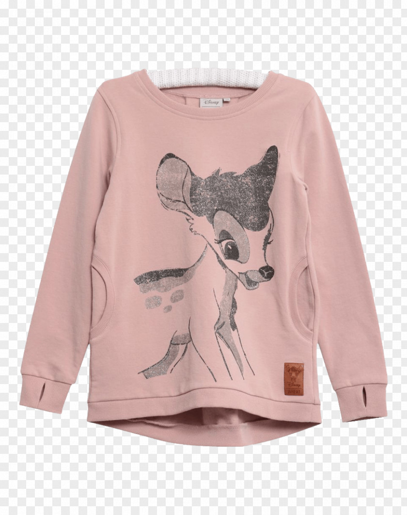 T-shirt Sleeve Sweater Bluza Bambi PNG