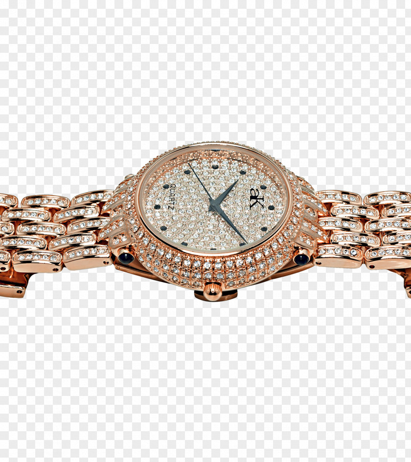 Watch Strap Bling-bling Silver PNG