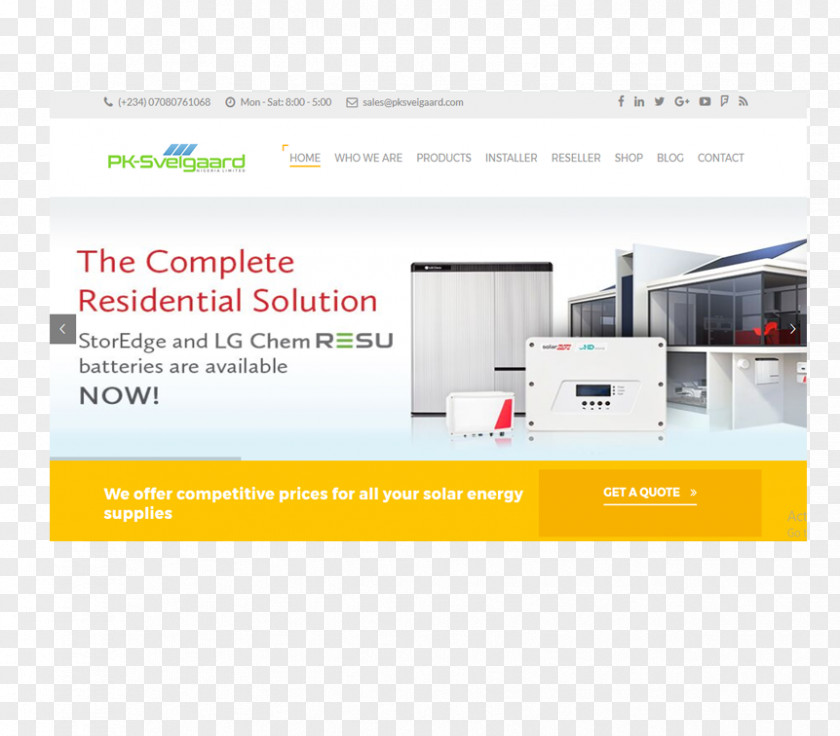 Web Design SolarEdge Brand Power Inverters PNG