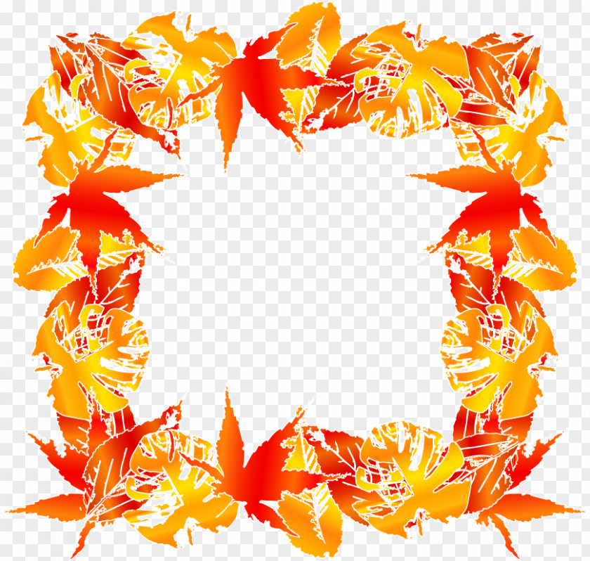 Autumn Leaves Block Maple Leaf Clip Art PNG