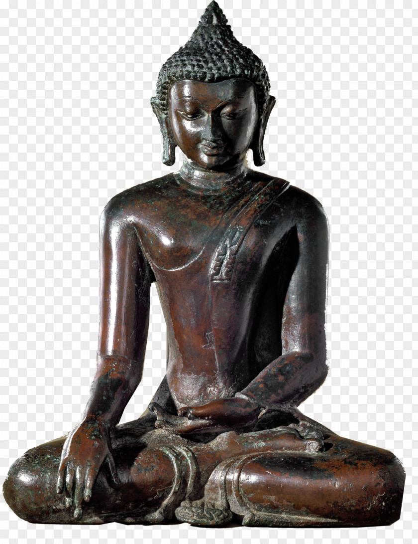 Buddha Bronze Sculpture Statue Figurine PNG