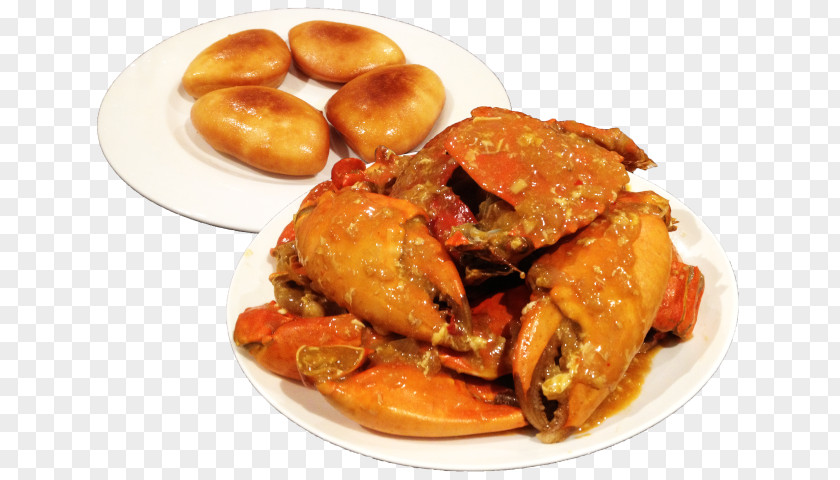 Crab Fry Seafood Portuguese Cuisine Thai Shanghai Recipe PNG