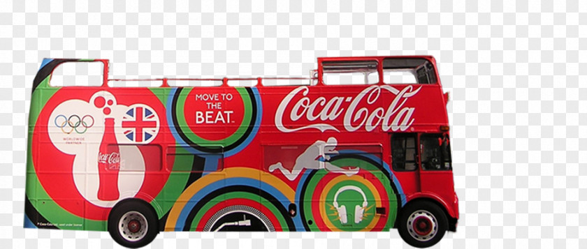 Doubledecker Bus Adsoncaar.com Coca-Cola Brand New Delhi Business PNG