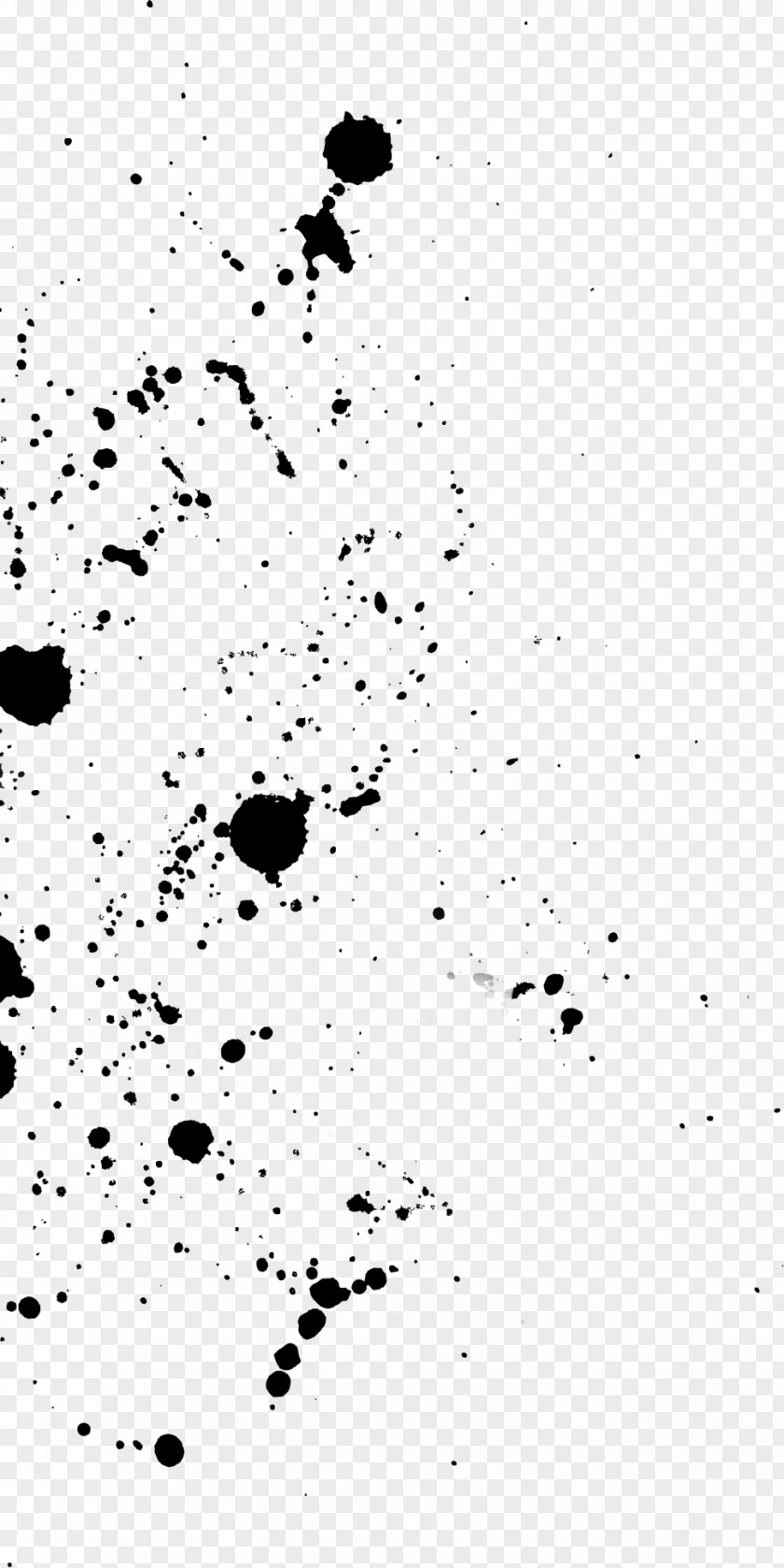 Ink Splash Black And White Monochrome Photography PNG