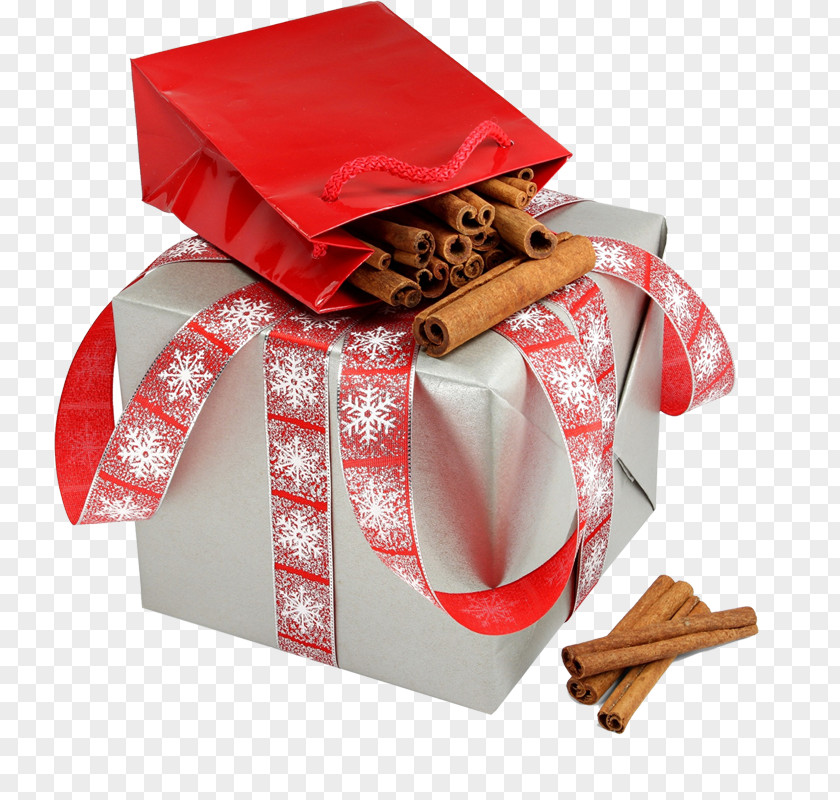 Gift Christmas Gift-bringer Ribbon PNG