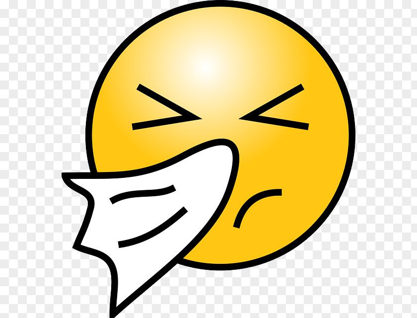 Sick Sneeze Emoticon Smiley Clip Art PNG