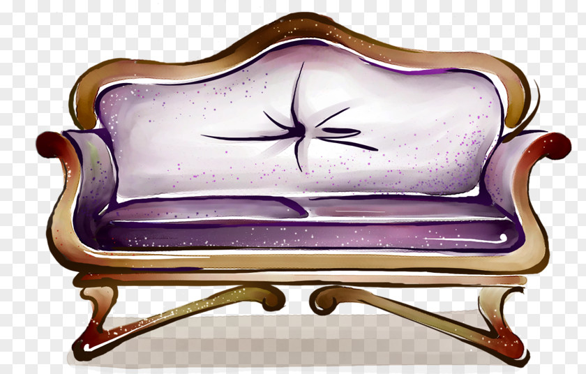 Sofa Loveseat Divan Furniture Clip Art PNG