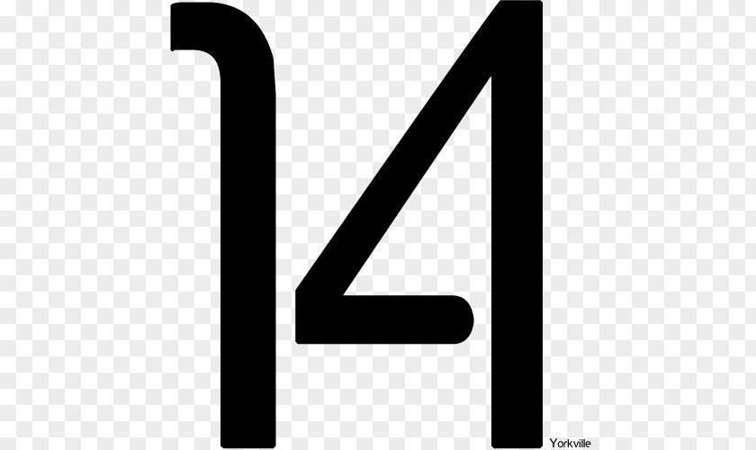 14 Number FOURTEENONE Silver GmbH Roman Numerals Wo PNG