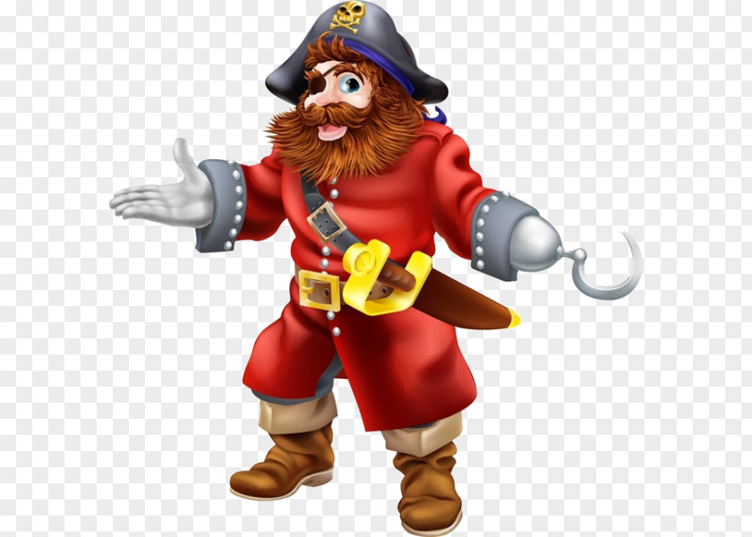 Cartoon Pirate Material Captain Hook Piracy Royalty-free Illustration PNG