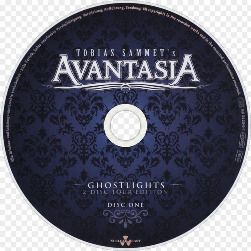 Ghost Light The Wicked Symphony & Angel Of Babylon Avantasia Compact Disc PNG