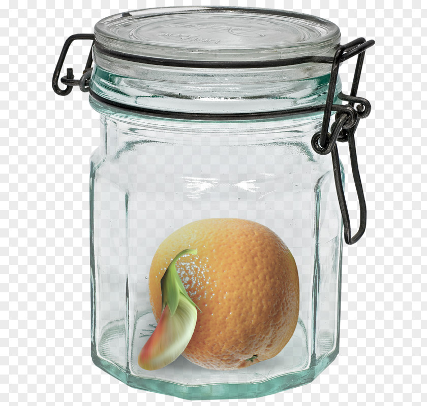 Glass Mason Jar Bottle PNG