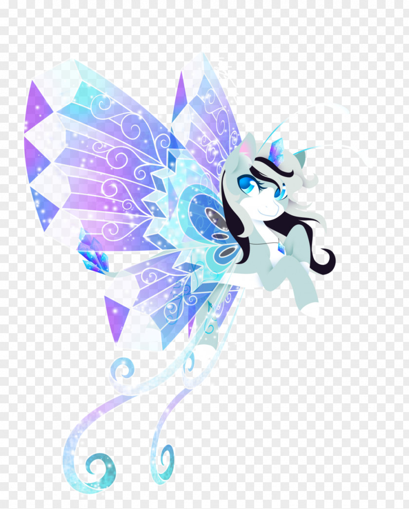 Icy Pony Sunset Shimmer Winged Unicorn Butterfly PNG
