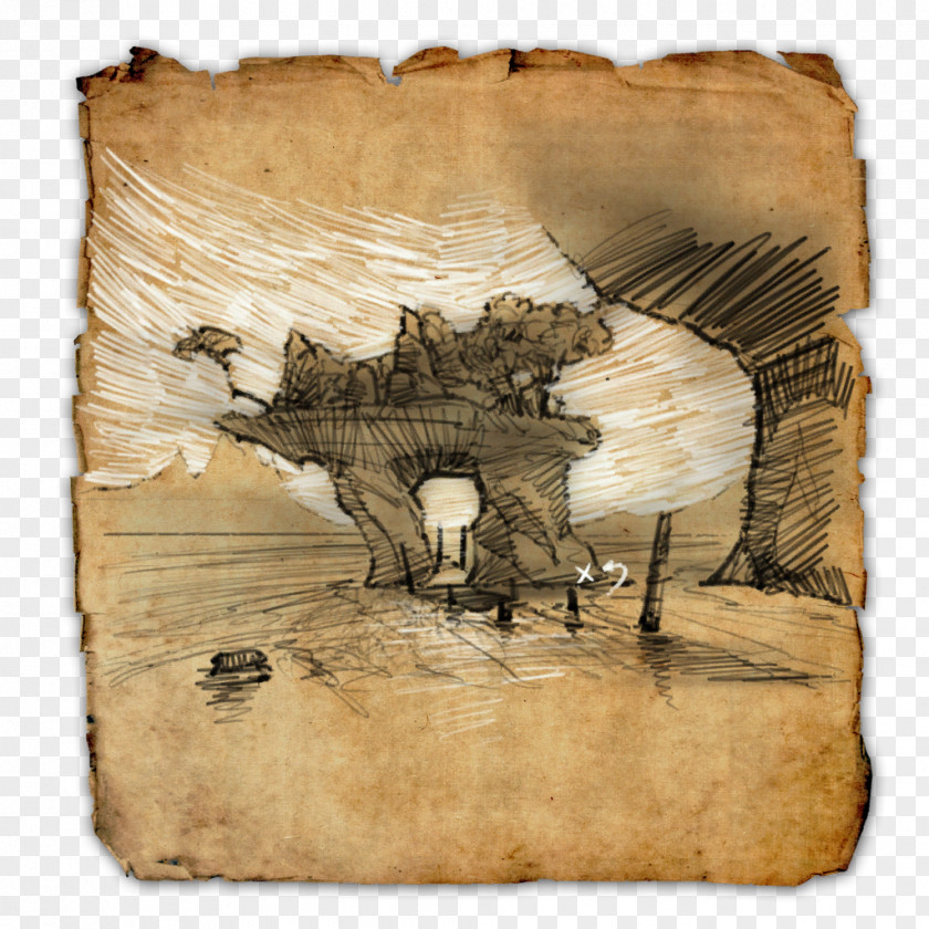 Scroll Map The Elder Scrolls Online Treasure World PNG