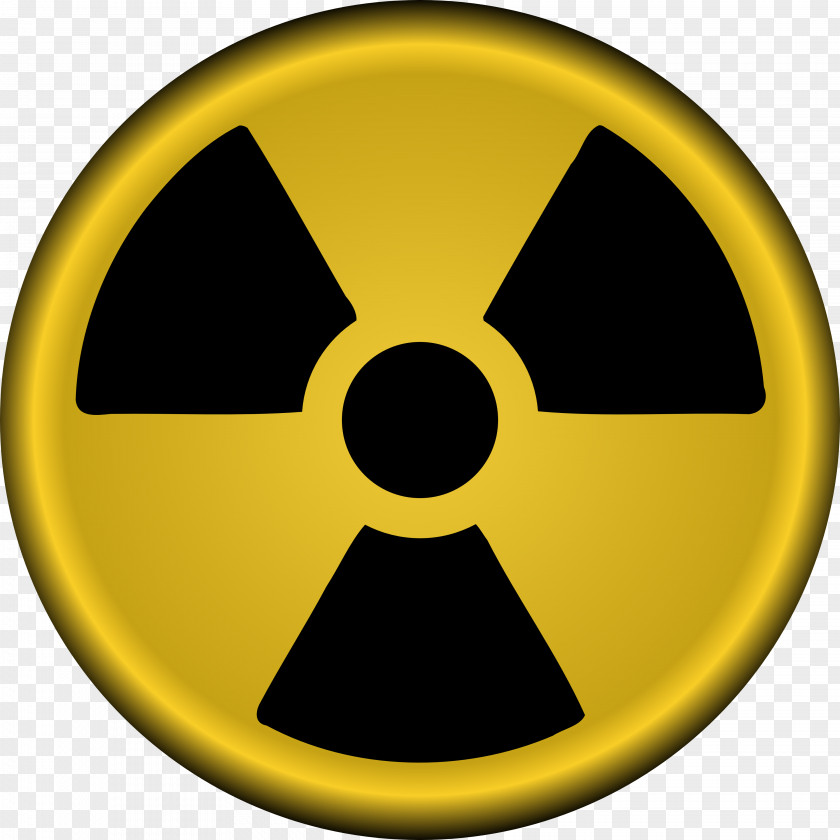 Symbol Radiation Nuclear Weapon Hazard Radioactive Decay PNG