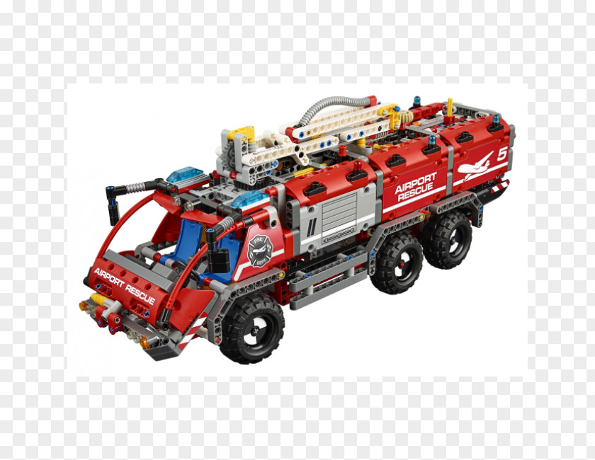 Toy Amazon.com Lego Technic LEGO 42068 Airport Rescue Vehicle PNG