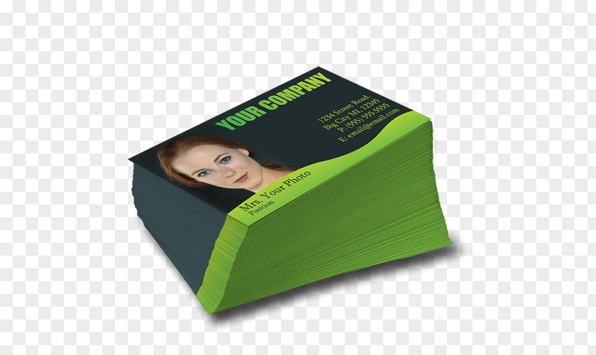 Watercolor Lime Business Cards Printing Flyer Visiting Card Advertising PNG
