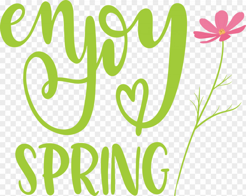 Enjoy Spring PNG