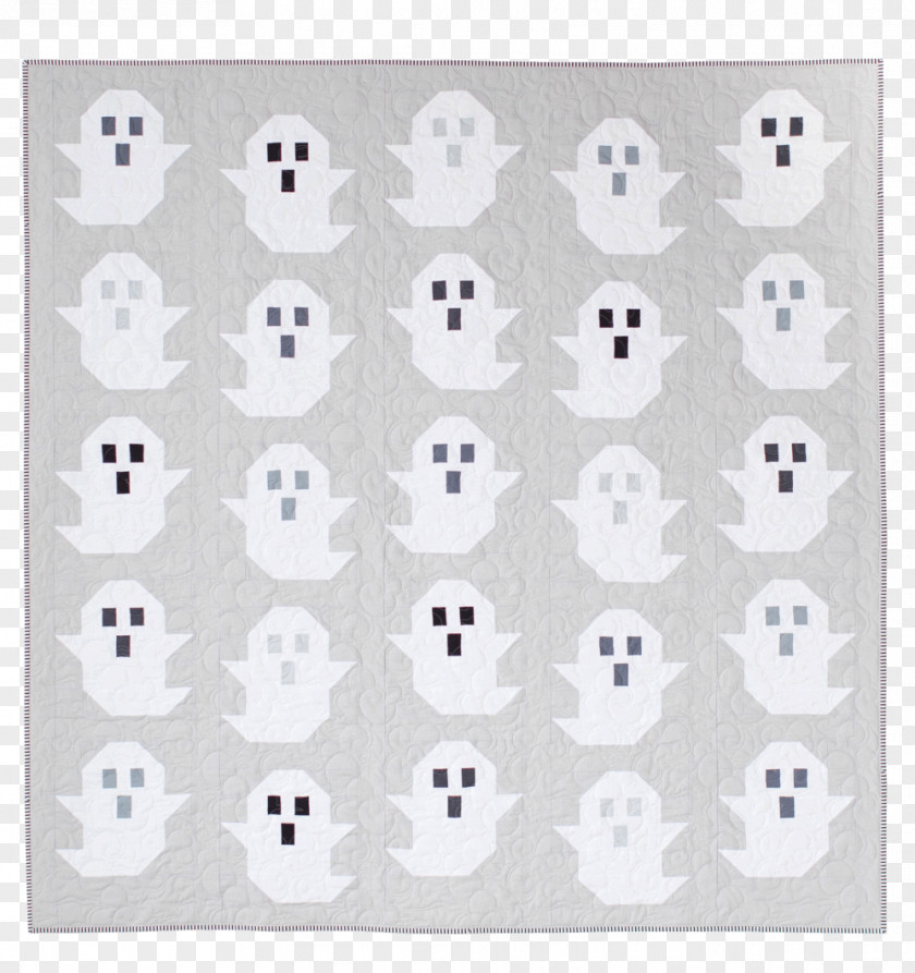 Ghost Pattern Quilt Collection Quilting Textile PNG