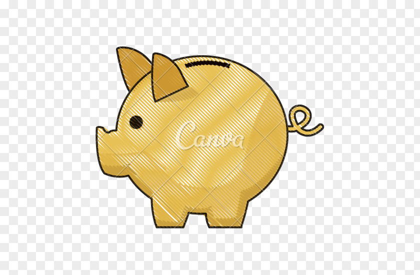 Piggy Bank Saving Cartoon Material Clip Art PNG