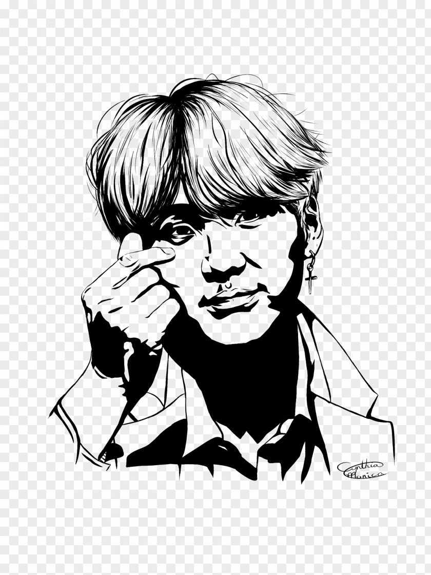 Style Gesture BTS Drawing PNG