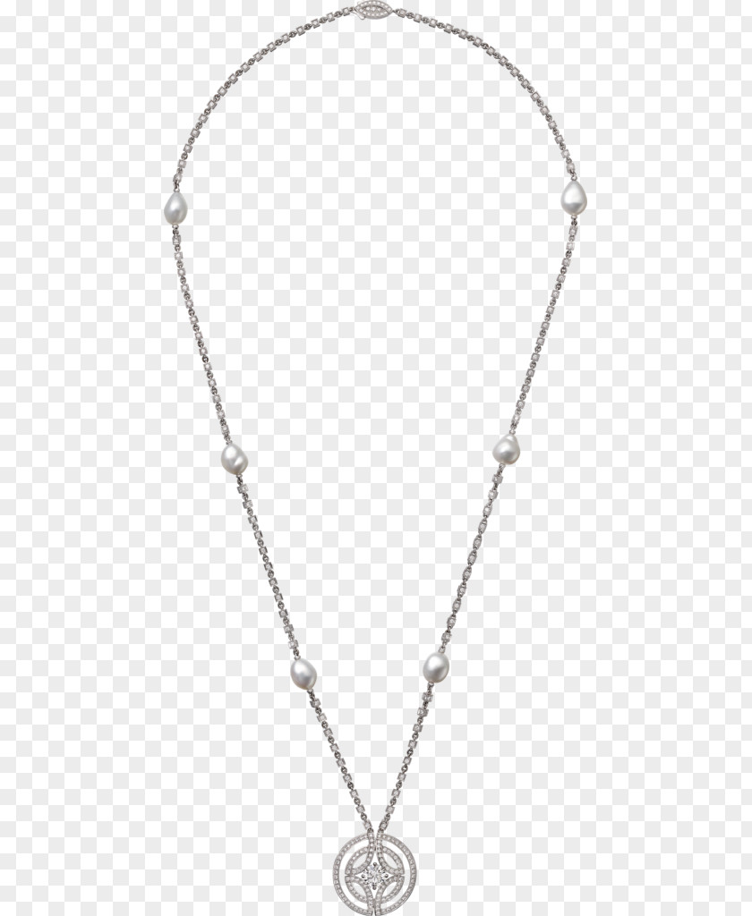 White Pearl Chain Necklace Locket Jewellery Gucci Clothing PNG