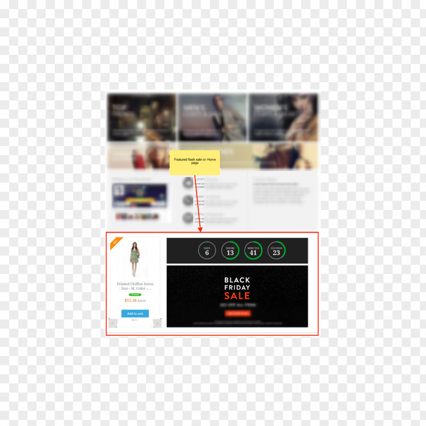 Flash Sale PrestaShop Template Google Tag Manager Joomla E-commerce PNG