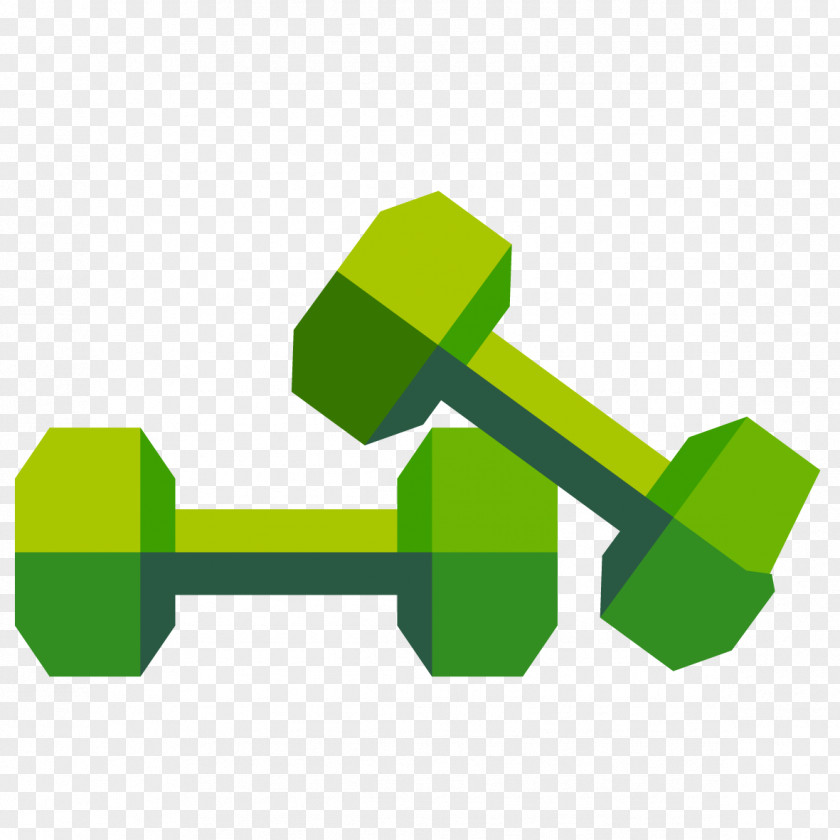 Flat Dumbbell Physical Fitness Bodybuilding Icon PNG